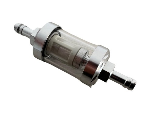Benzinfilter chrom glas mm - glas, 8